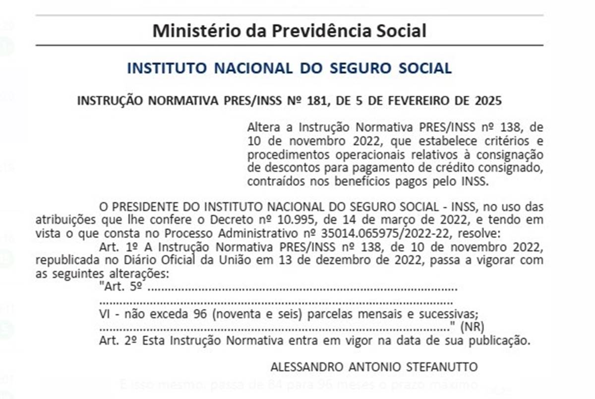 Instrucao-Normativa-INSS Em um mês, governo faz duas mudanças no empréstimo consignado do INSS