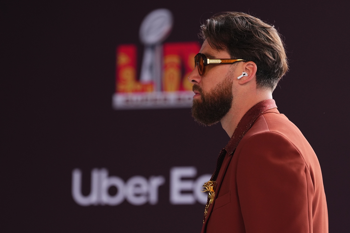 travis kelce moda super bowl esporte ostentação - metrópoles