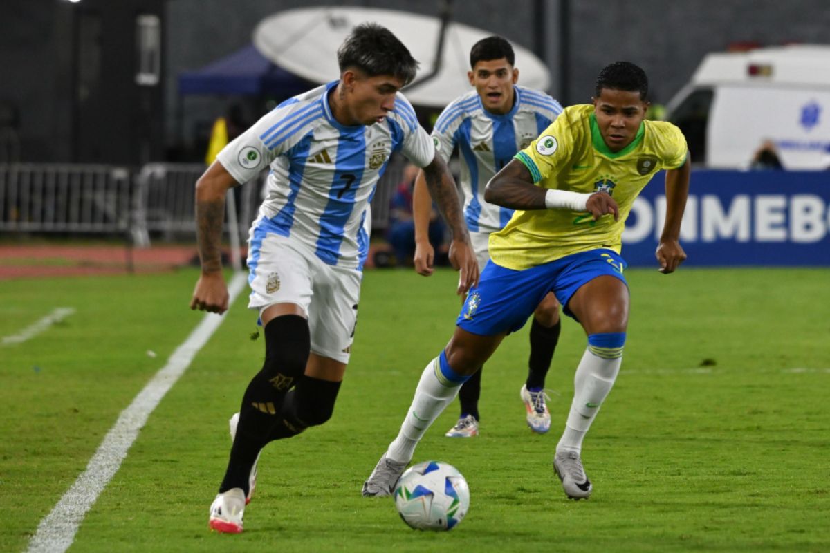 Brasil e Argentina ficam em 1 x 1 na decisão do Sul-Americano Sub-20