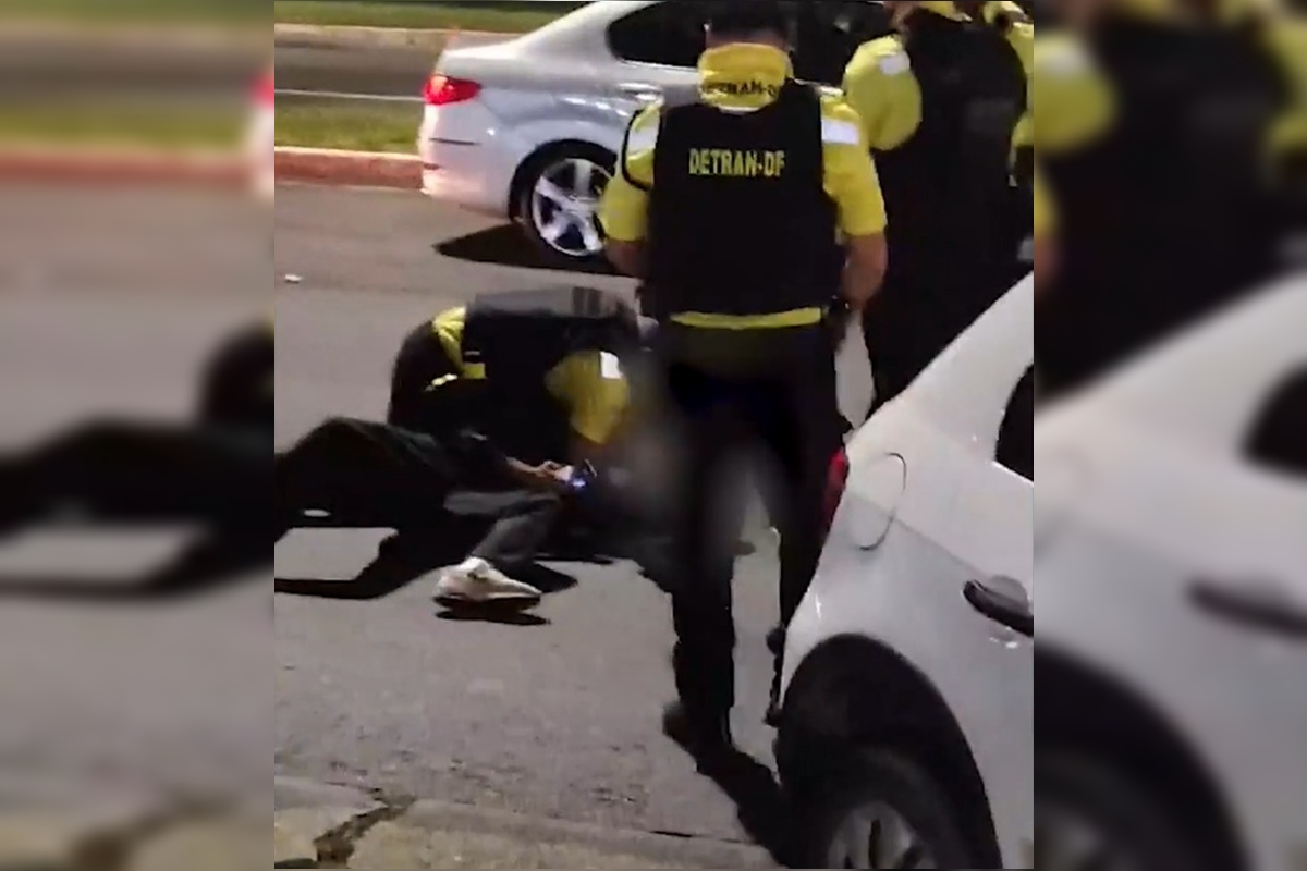 Veja justificativa do Detran-DF após agente dar mata-leão em motorista - Portais