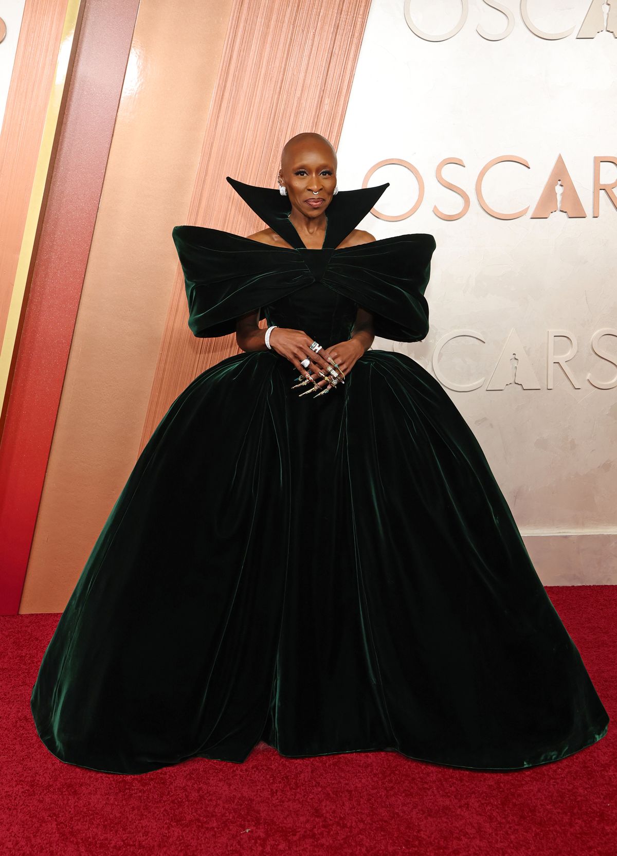 Cynthia Erivo no tapete vermelho do Oscar 2025 - Metrópoles