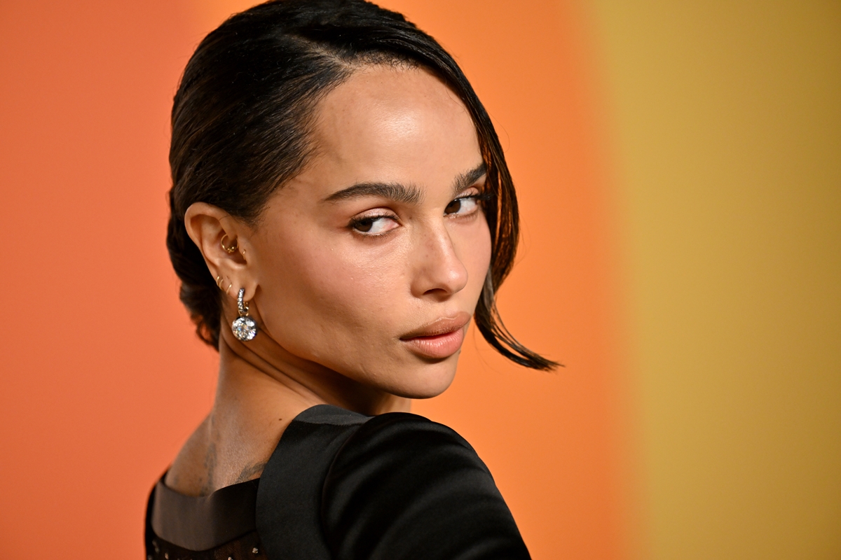 Zoe Kravitz na festa da Vanity Fair após o Oscar 2025