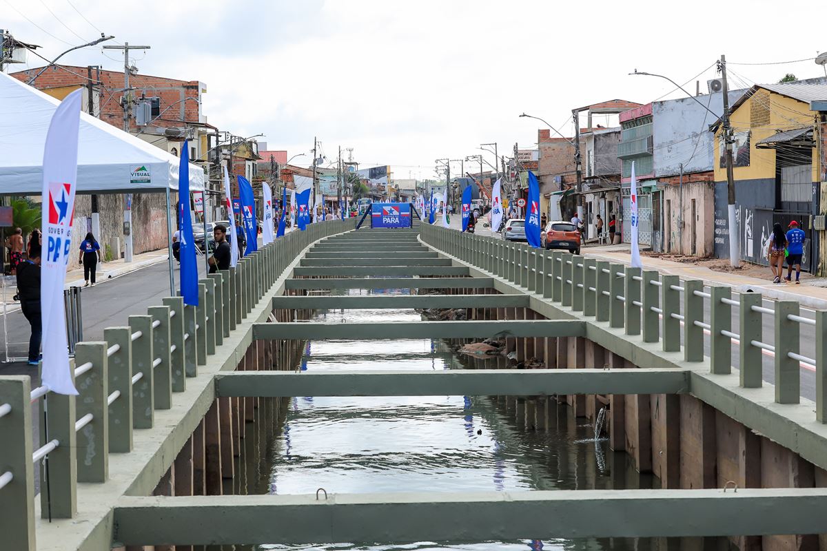 Belém avança em saneamento com obras que beneficiarão 500 mil pessoas 3 Foto: Age?ncia Para?