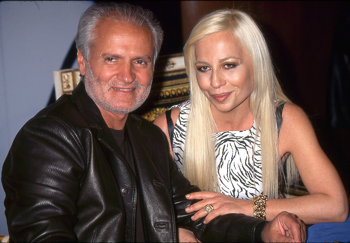 Donatella Versace e Ginanni Versace