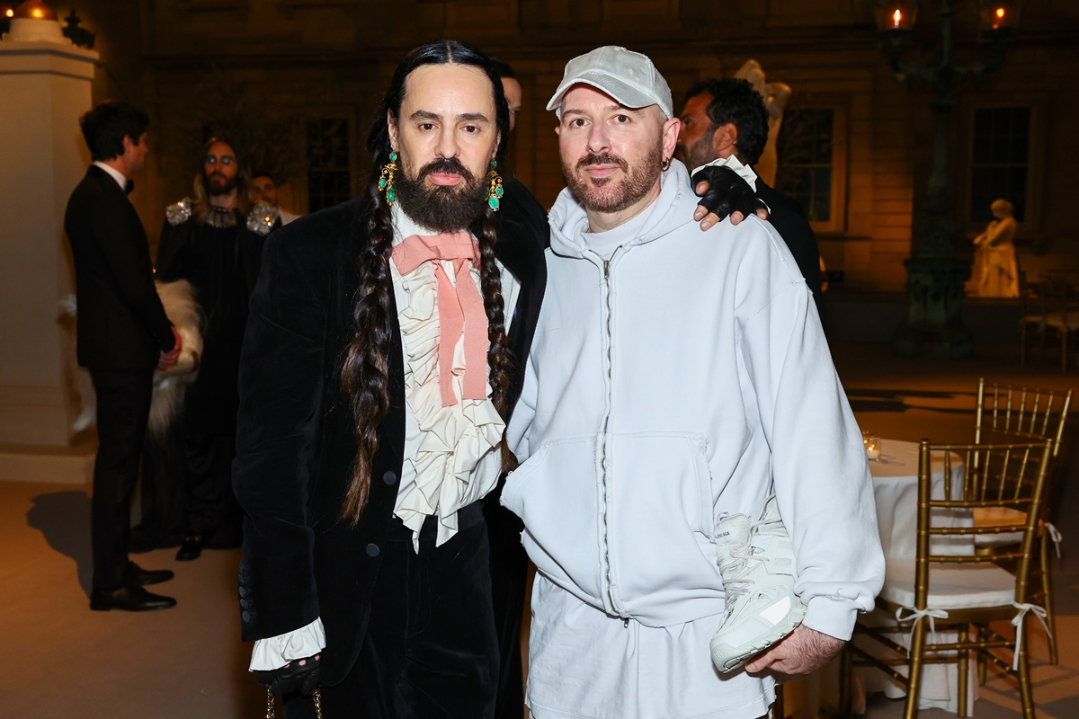 demna e alessandro michele - metrópoles