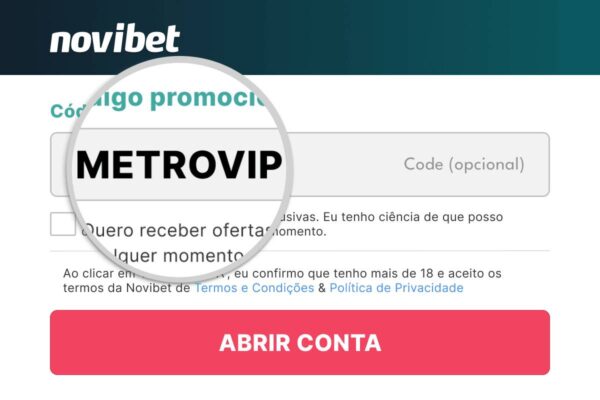 Código promocional Novibet
