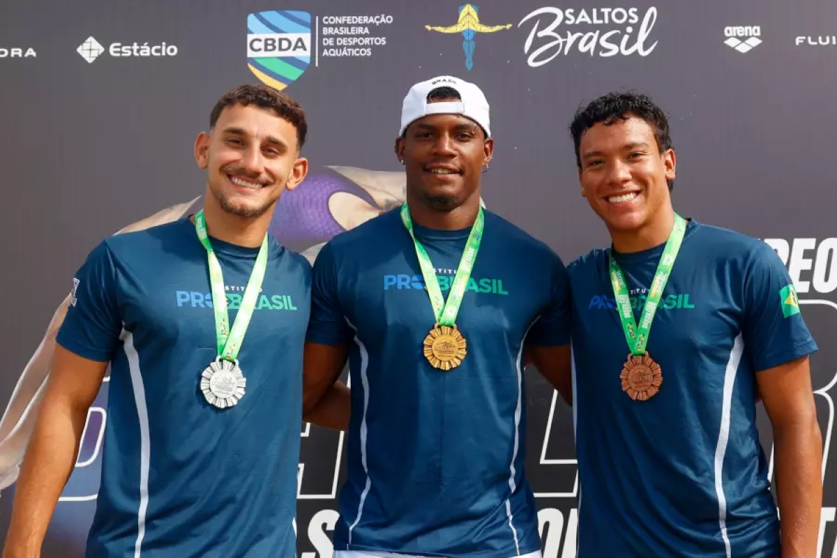Jovens do DF destacam-se no Troféu Brasil de Saltos