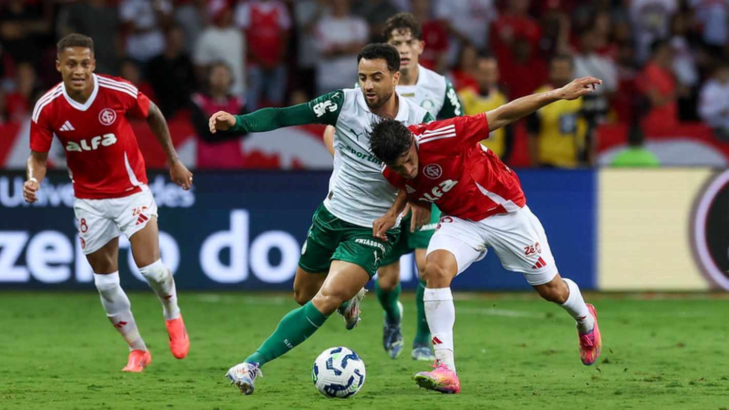 Veja o gol que garantiu vitória do Palmeiras sobre o Internacional