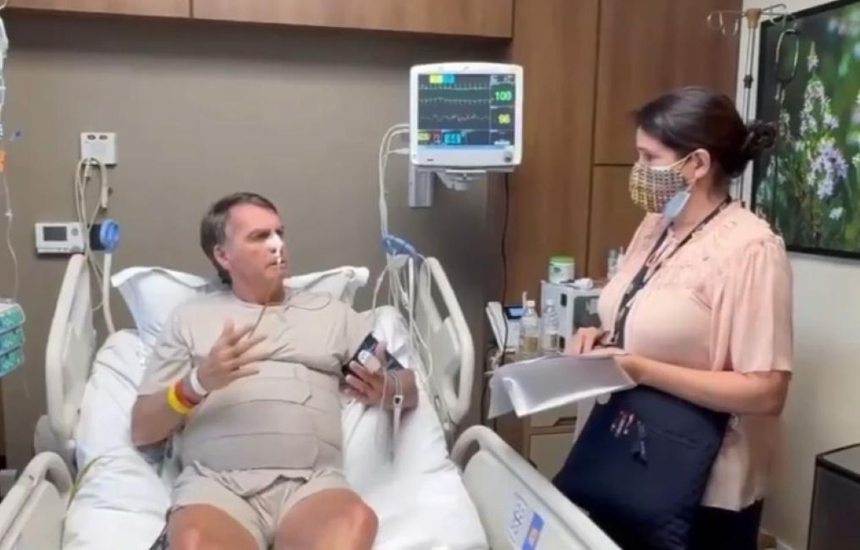 Vídeo: Bolsonaro é intimado pelo STF dentro de UTI