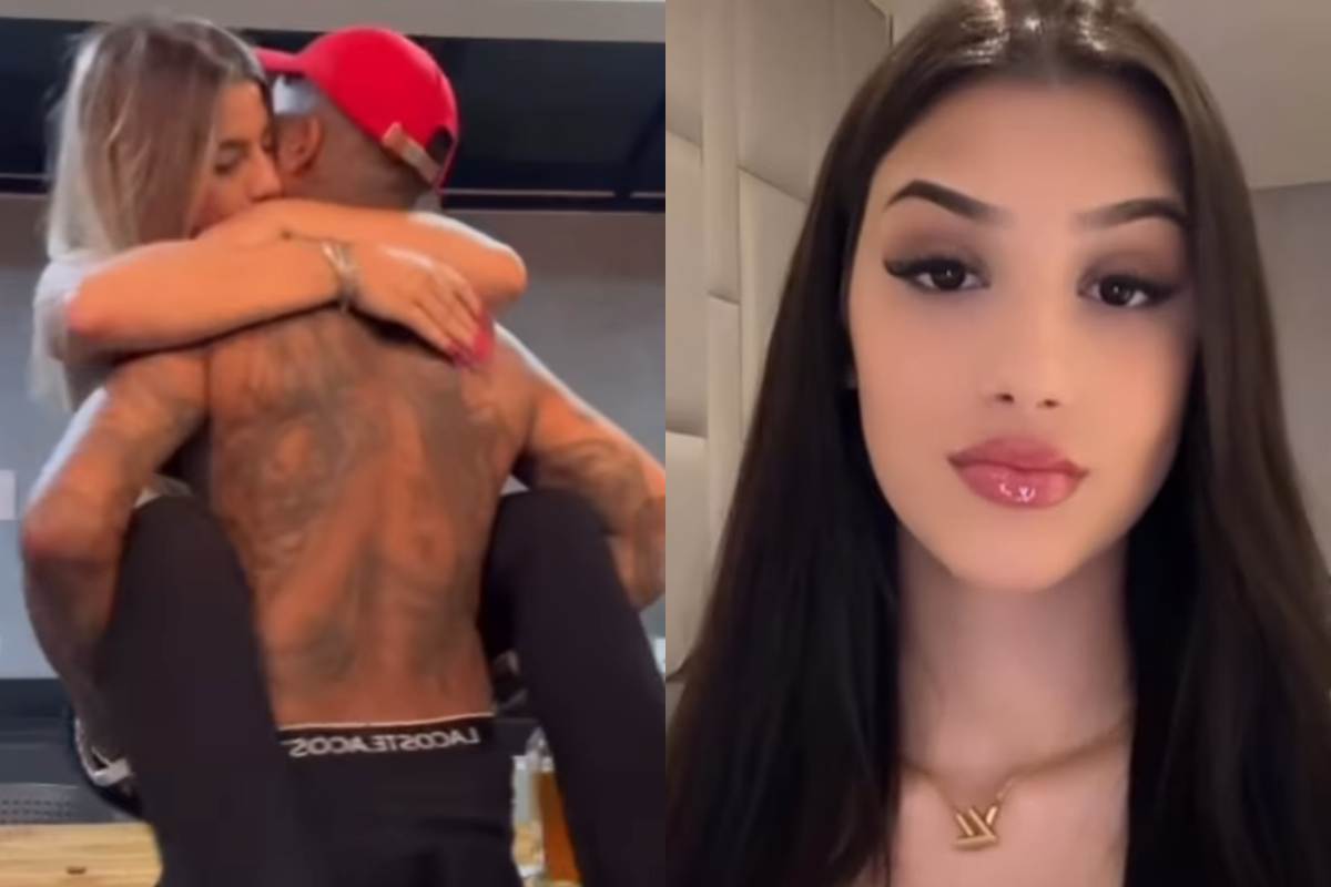 Gato Preto troca carícias com loira após término com Bia Miranda