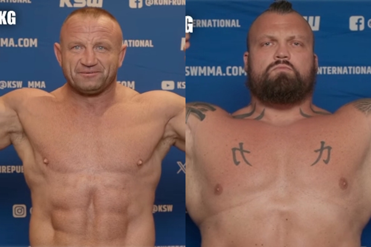 Gigantes pesam mais de 270kg em “luta mais forte do mundo”