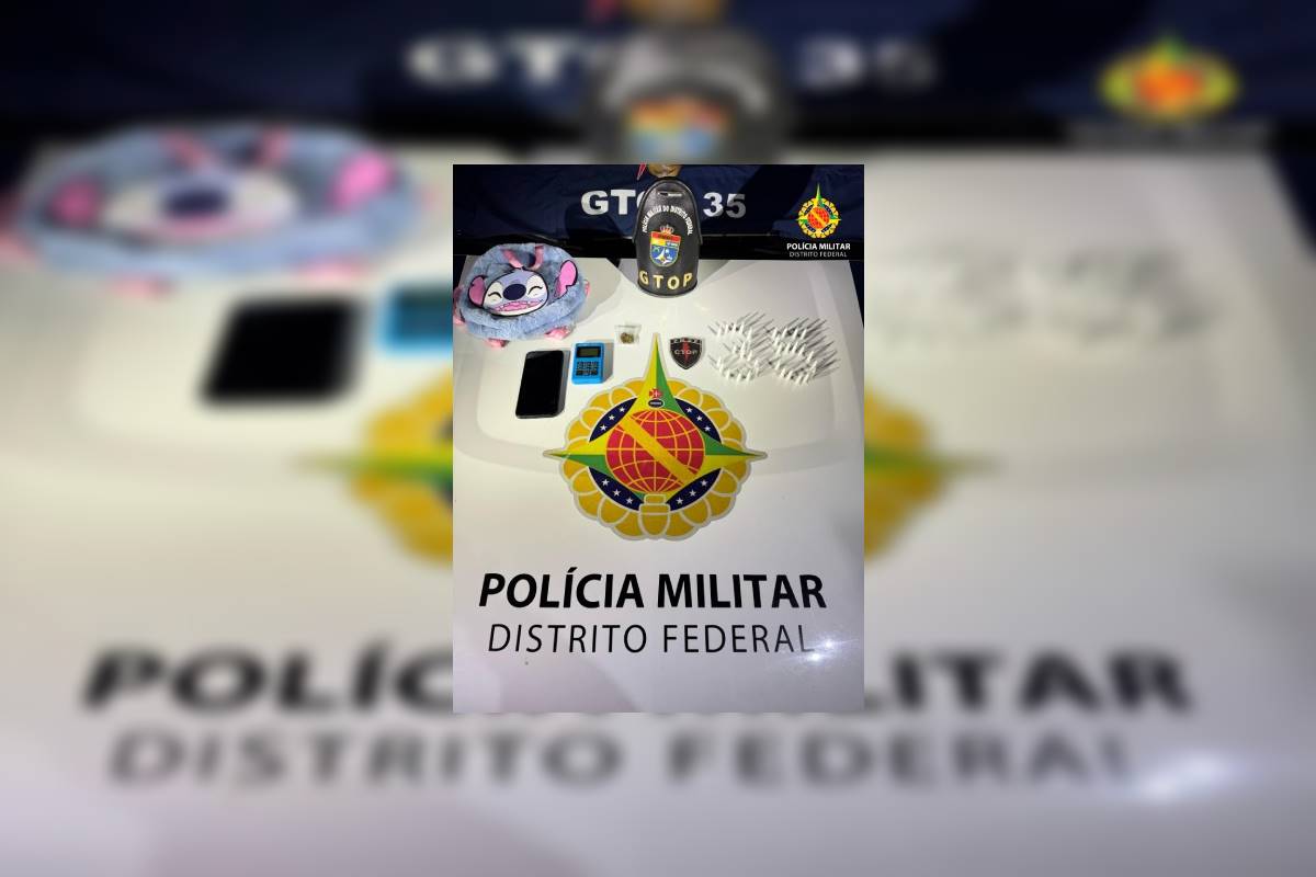 Criança de 9 anos é usada para transportar droga em mochila infantil