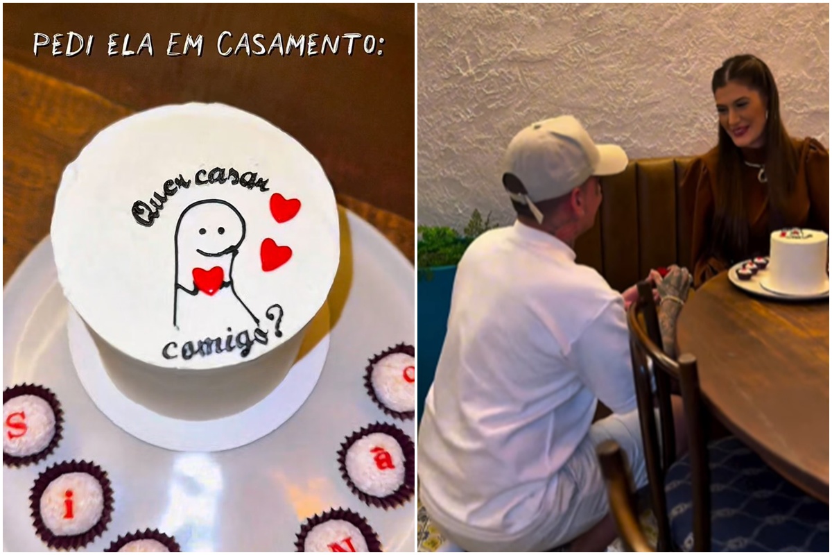 MC Guimê anuncia noivado com influenciadora. Veja o momento do pedido