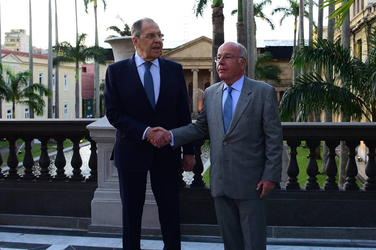 Mauro Vieira se encontra com Sergey Lavrov, chanceler da Rússia