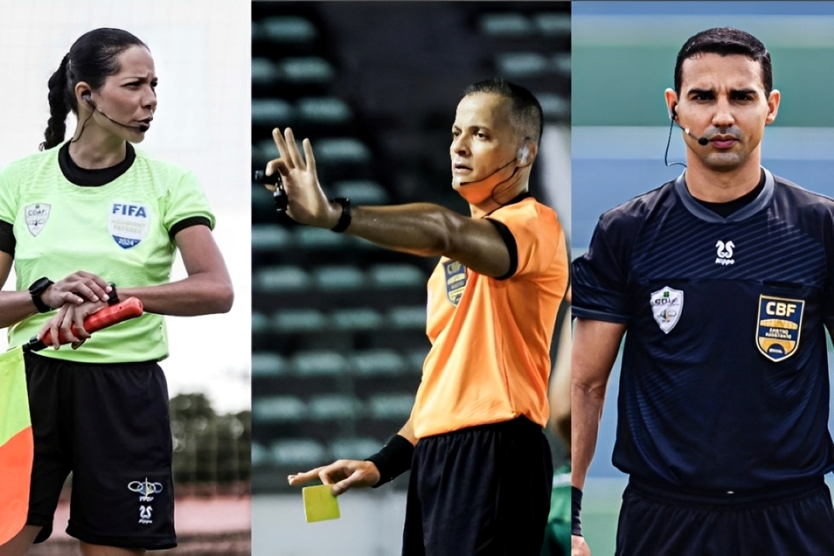 Trio de arbitragem do DF é escalado para jogo na Copa do Brasil