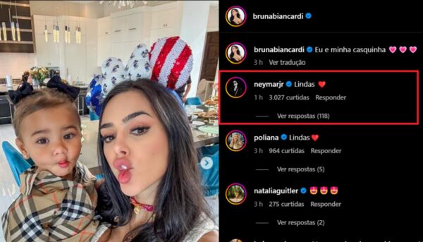 Neymar age depois de lutar com Bruna Bianincardi.