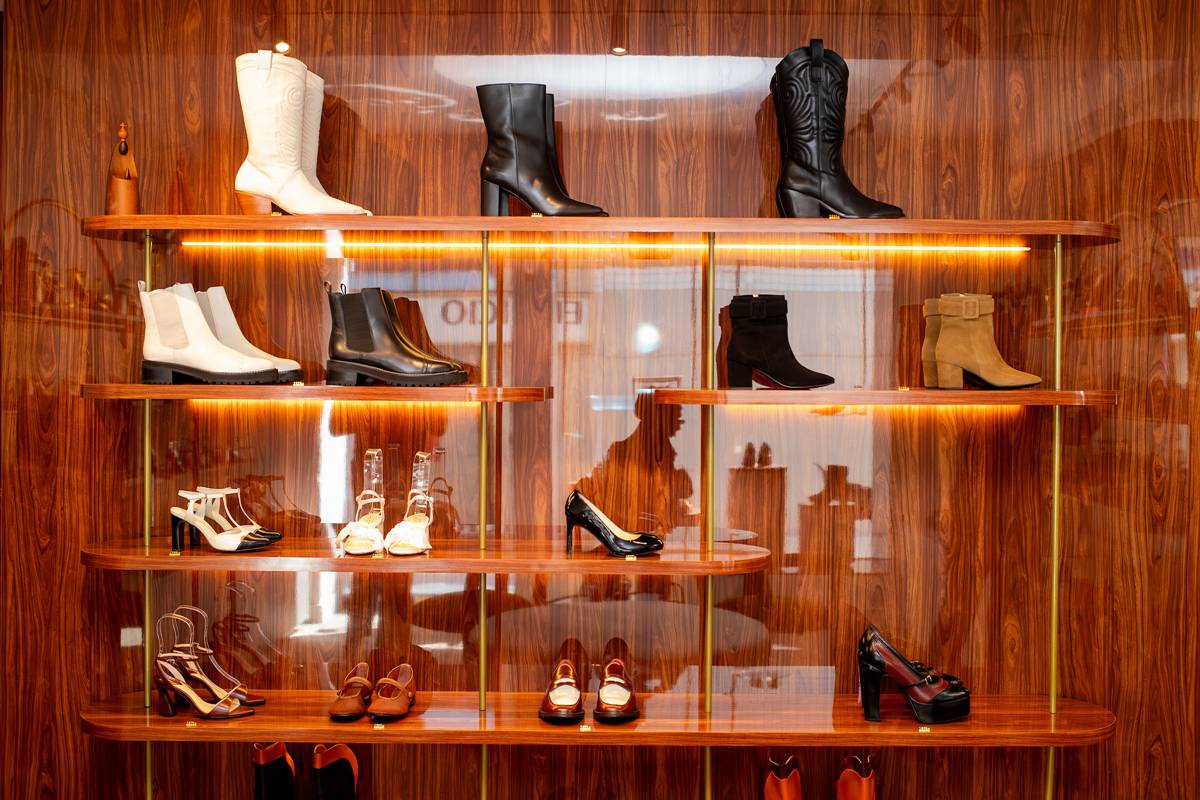Detalhes da loja da Barreto Shoes, em Brasília - Metrópoles
