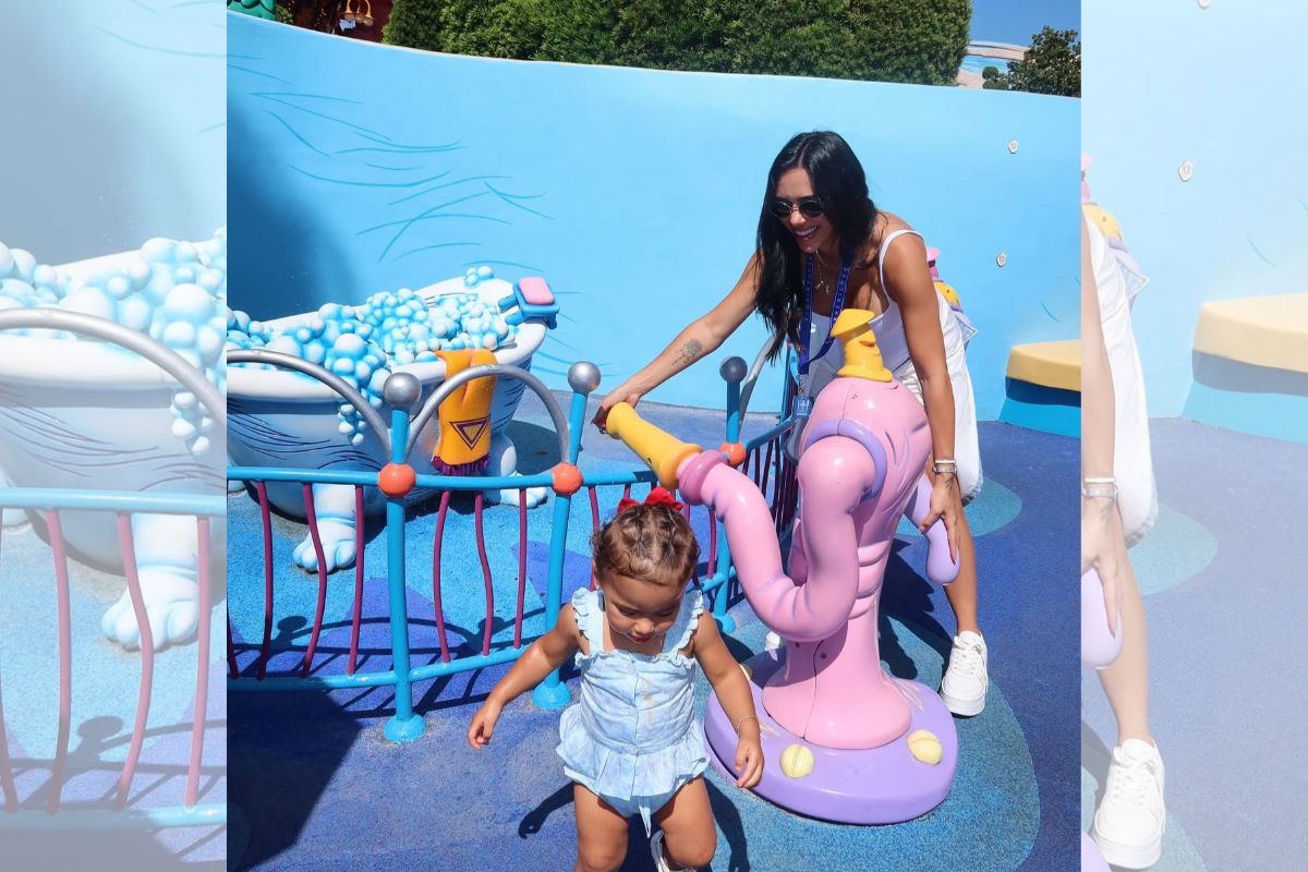 Bruna Biancardi posta novas fotos da viagem à Disney com a filha Mavie