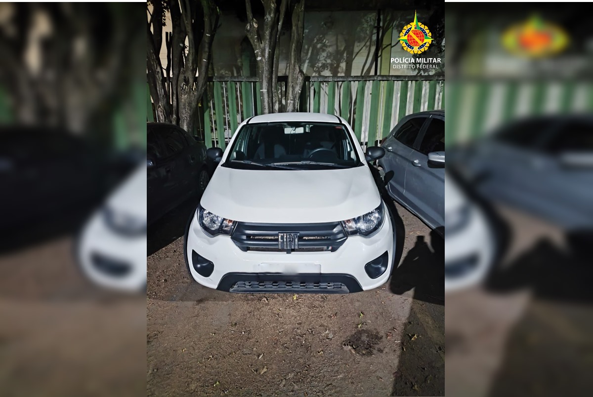 PMDF recupera carro que foi roubado durante corrida por aplicativo