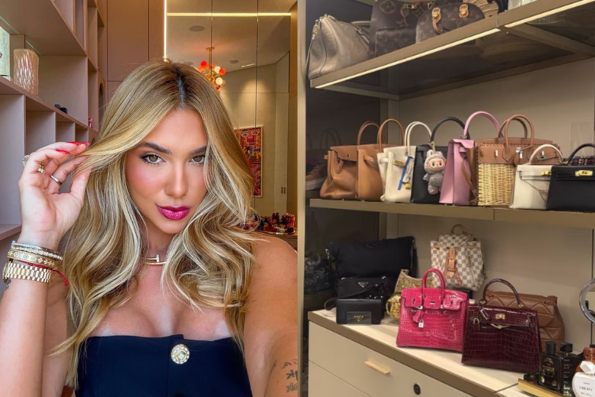 Virginia Fonseca mostra coleção de bolsas avaliada em R$ 3,7 milhões