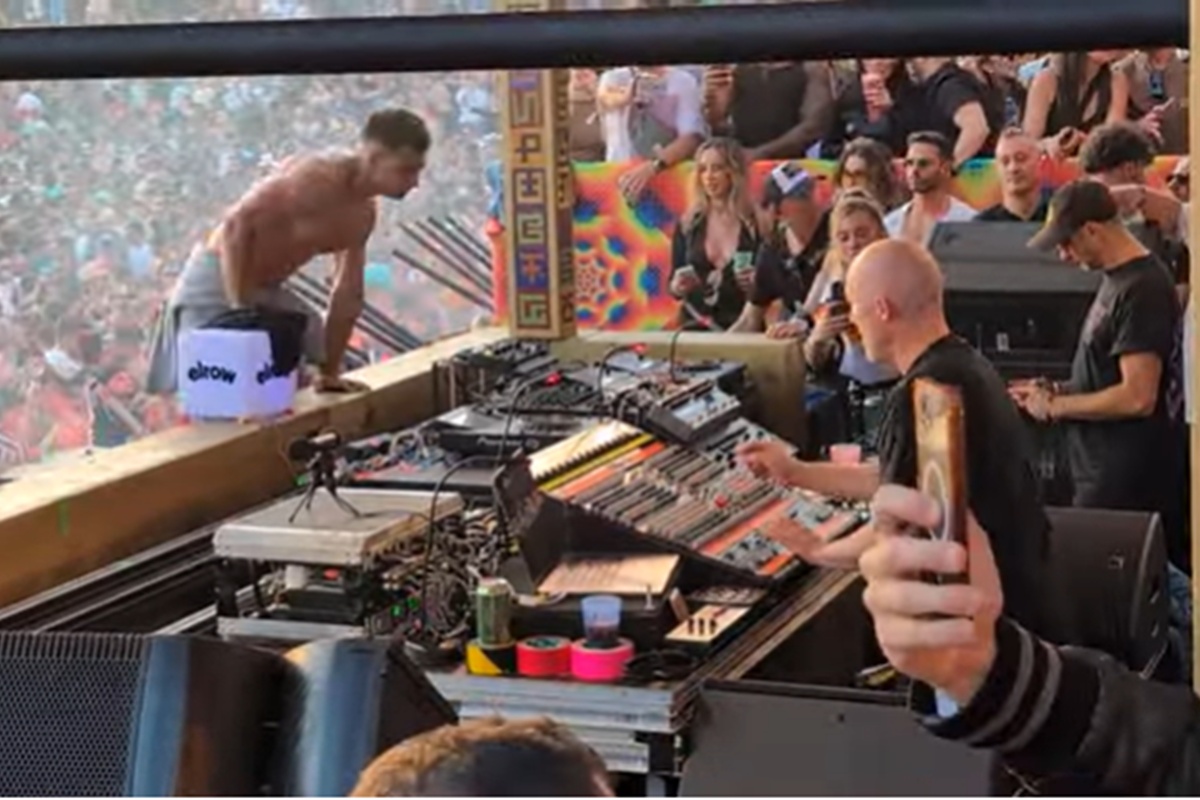 DJ é agredido durante festival na Espanha: veja imagens do momento