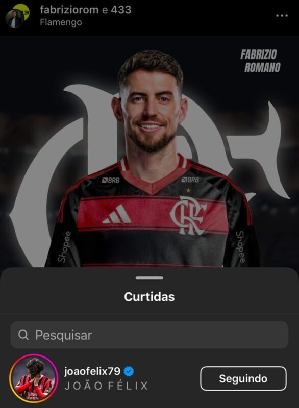 Foto colorida de Jorginho no Flamengo - Metrópoles