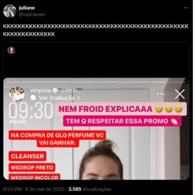 Felipe Neto zomba da Virginia Fonseca