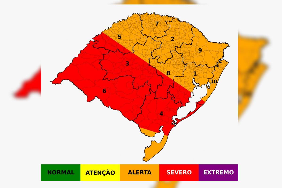 Microexplosões e tornados: Rio Grande do Sul está em alerta vermelho