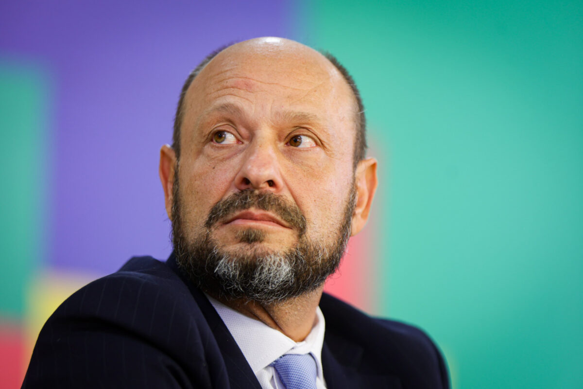 Presidente o INSS, Gilberto Waller, durante entrevista coletiva sobre a operação Sem Desconto, que investiga fraudes no INSS - Metrópoles 2