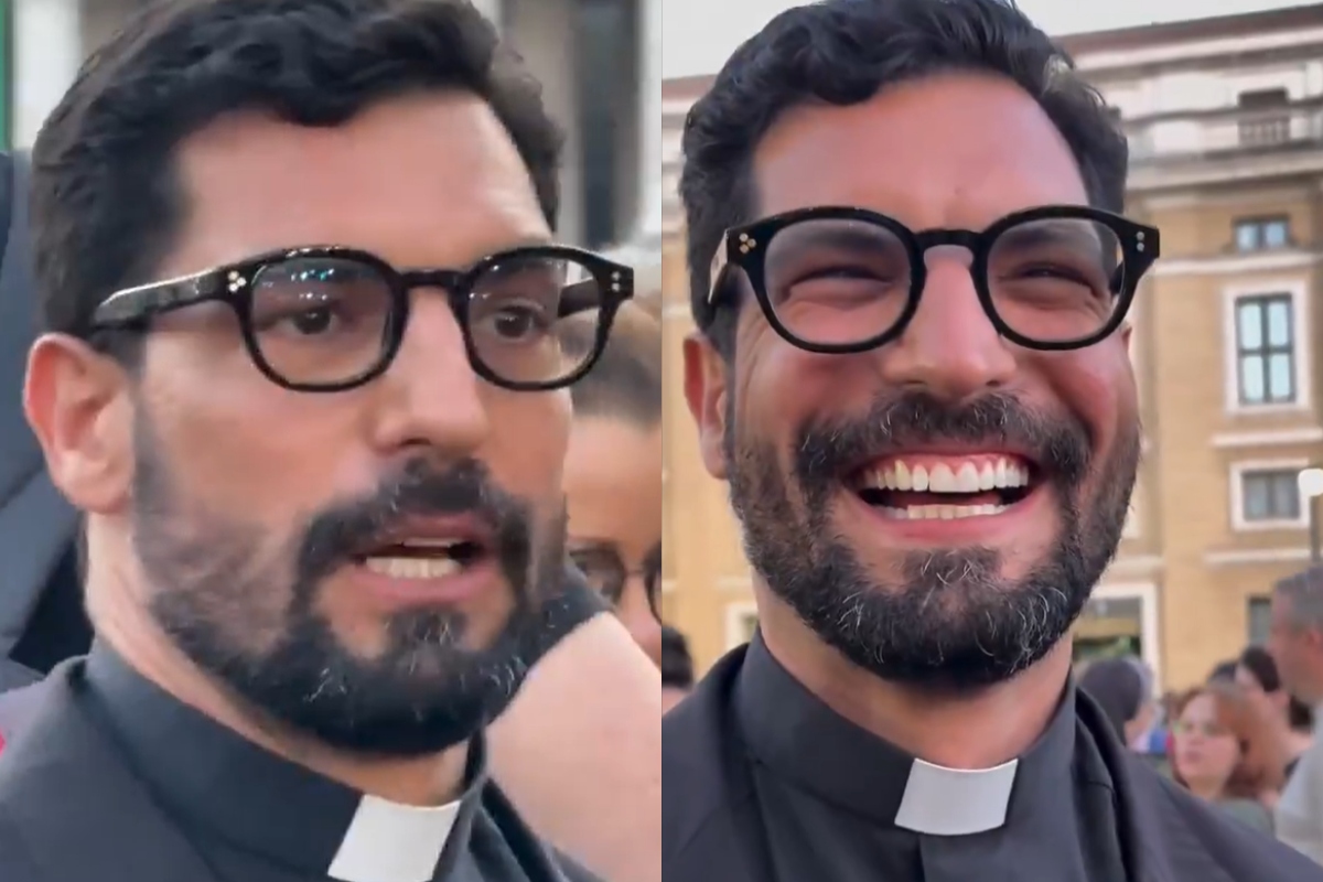 Descubra a identidade do “padre gato” que chamou atenção no Vaticano