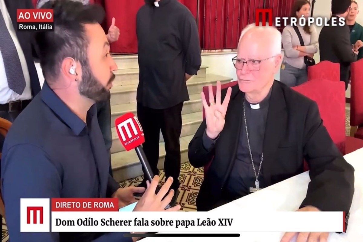 Papa Leão XIV foi eleito na 4ª votação, diz dom Odilo Scherer. Vídeo