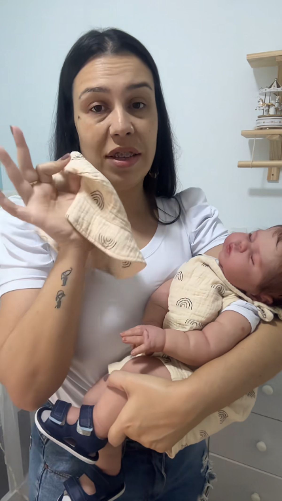 Foto com cor. Colecionadora Nane Reborns - Metrópoles