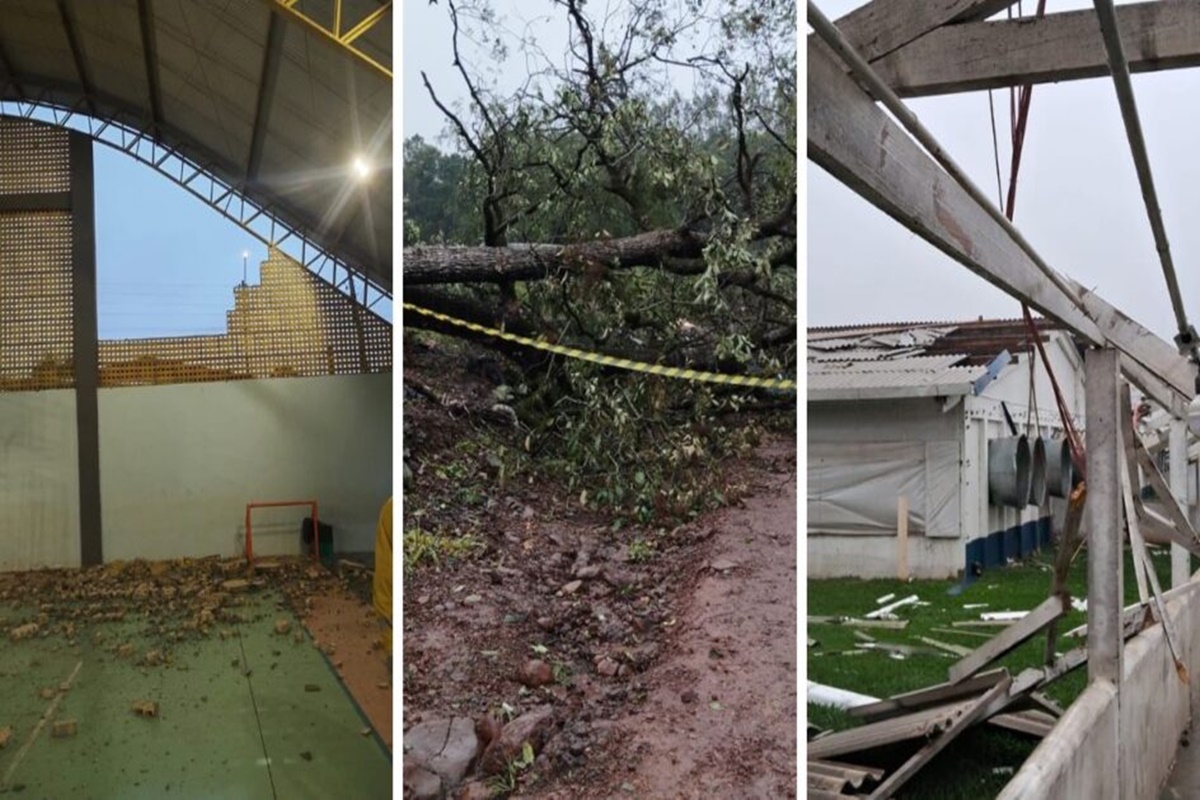 Temporal em SC deixa um morto e dezenas de famílias desabrigadas
