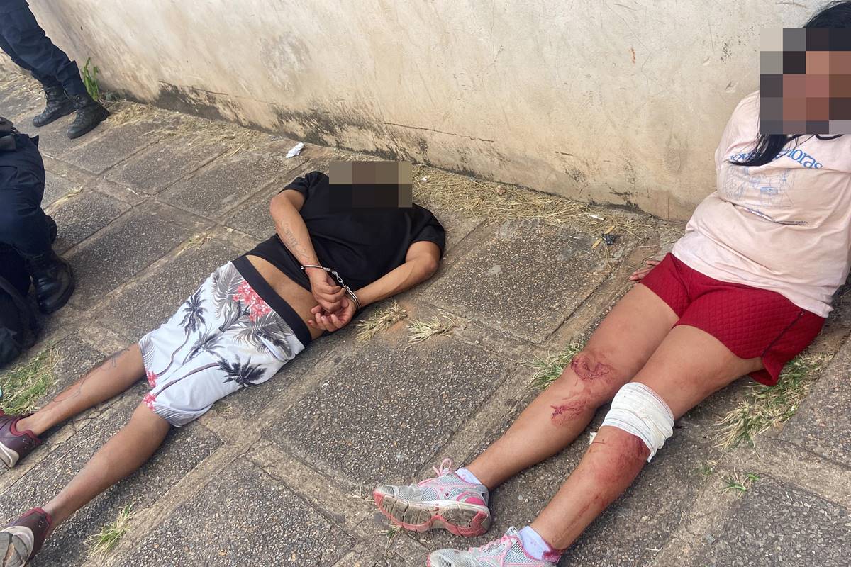 Homem é preso suspeito de ferir companheira com tesoura em Taguatinga