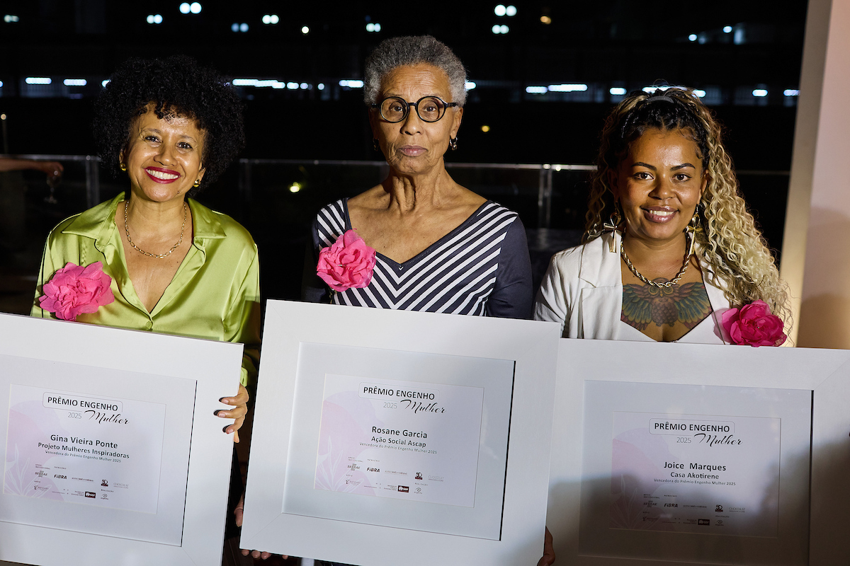 Prêmio Engenho Mulher homenageia figuras femininas importantes no DF