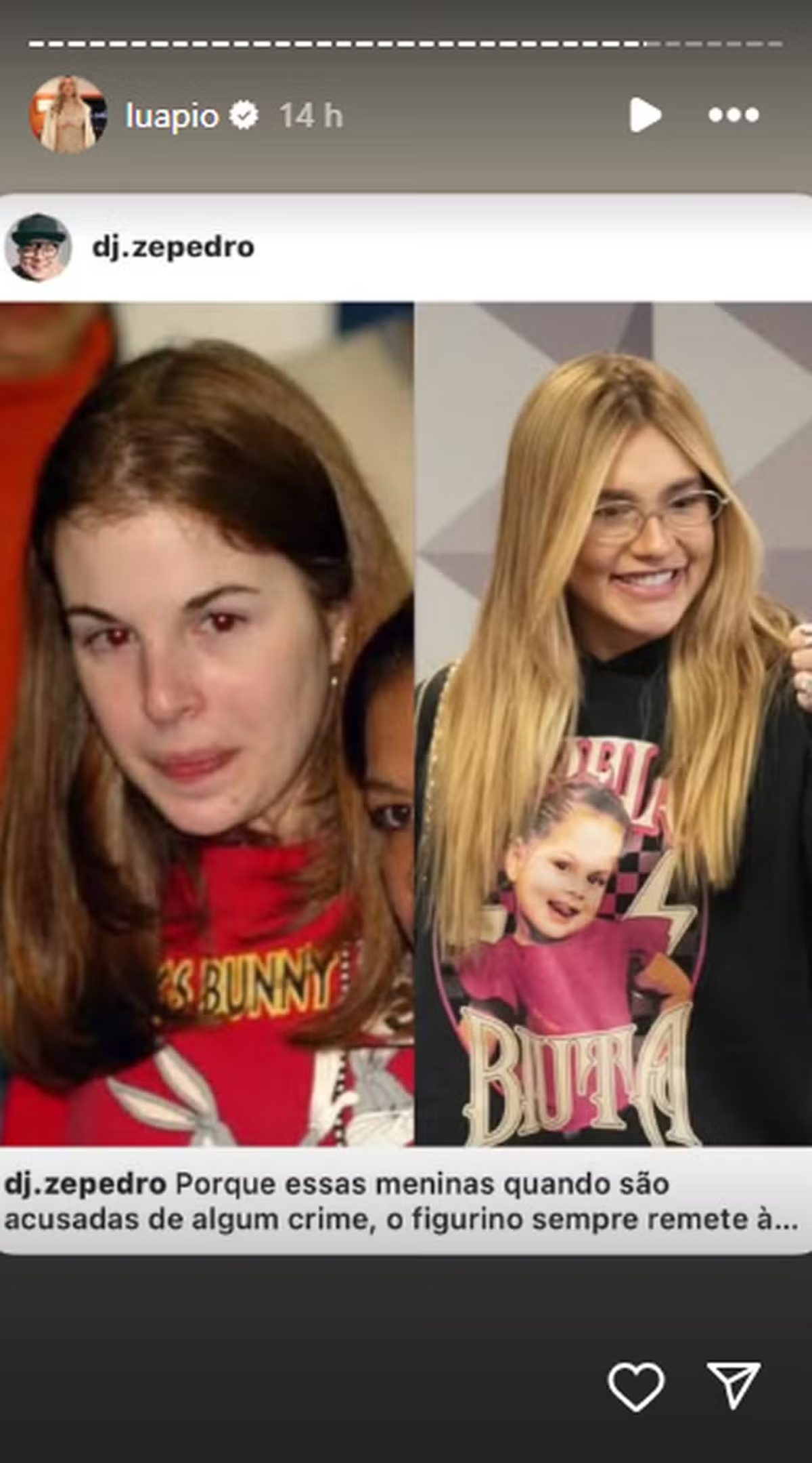 Montagem com fotos de Virginia Fonseca e Suzane Von Richtohfen - Metrópoles