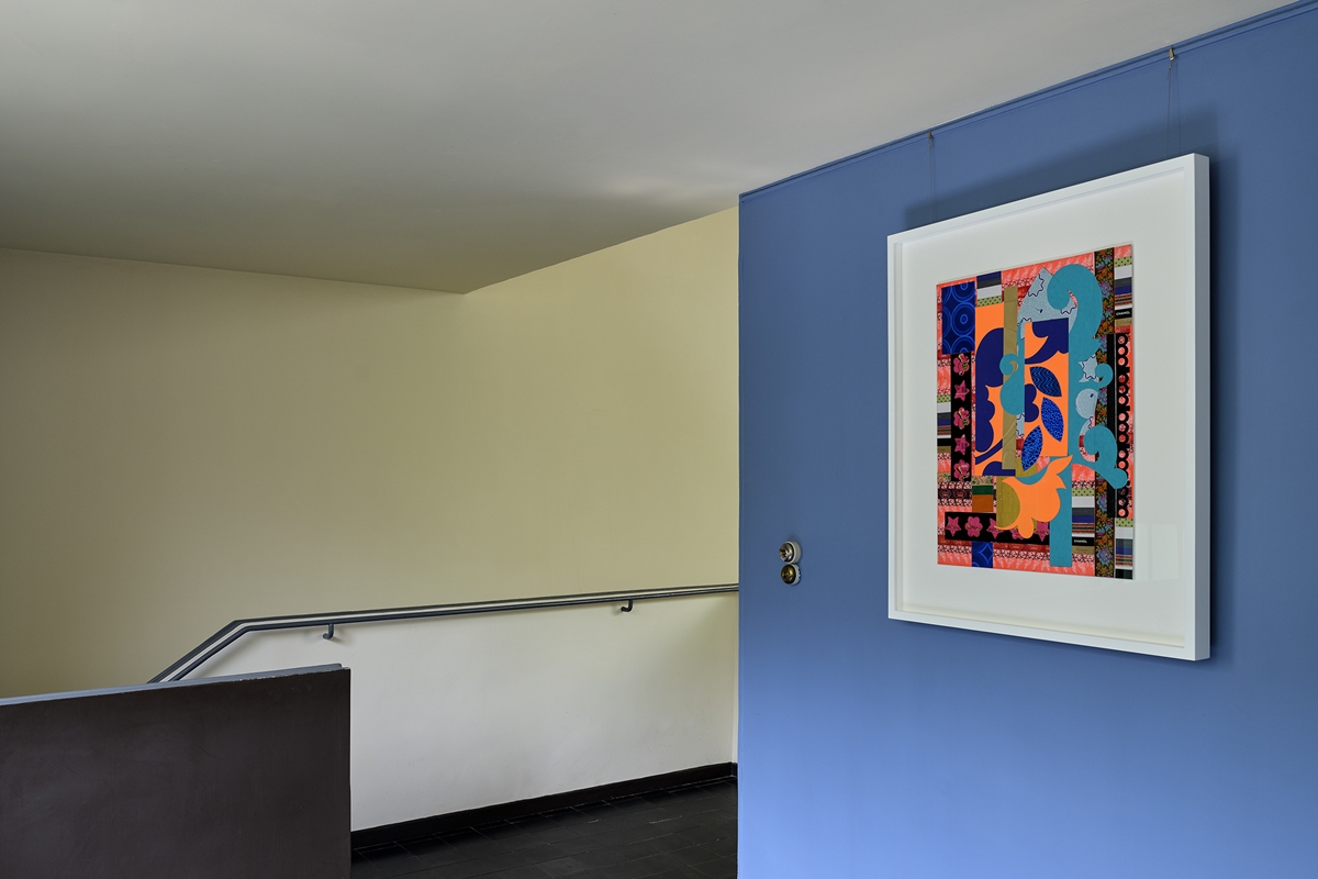 Foto colorida da exposição ABERTO4 na Maison La Roche - Metrópoles