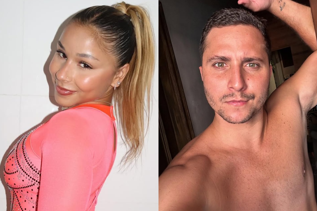 Flavia Saraiva e Matheus Novinho surgem juntinhos em evento