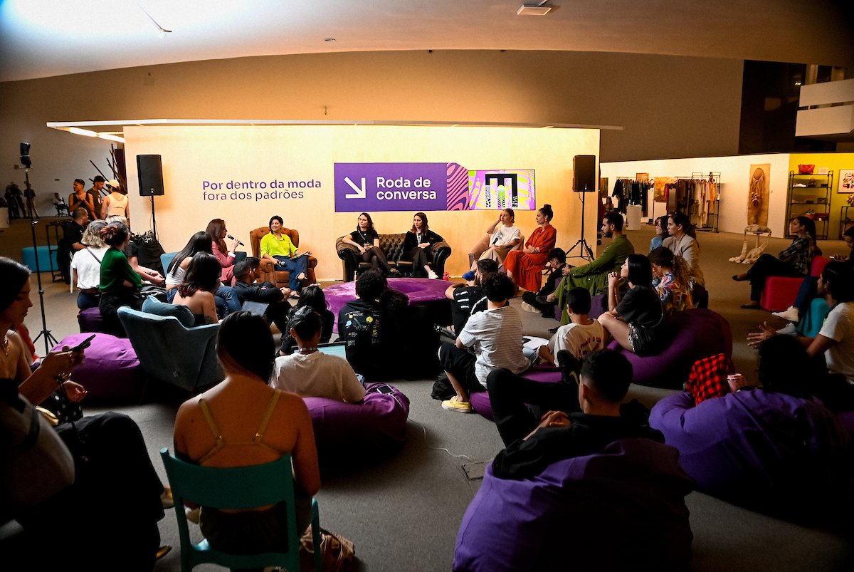 Roda de conversa com o tema "O que é ser sustentável?", no primeiro dia do Metrópoles Feshion & Design Festival
