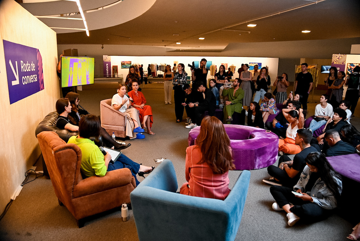 Roda de conversa com o tema "O que é ser sustentável?", no primeiro dia do Metrópoles Feshion & Design Festiva