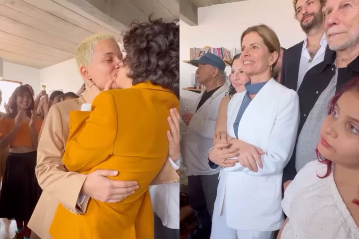 Vídeo: filha de Debora Bloch e Olivier Anquier se casa com cantora