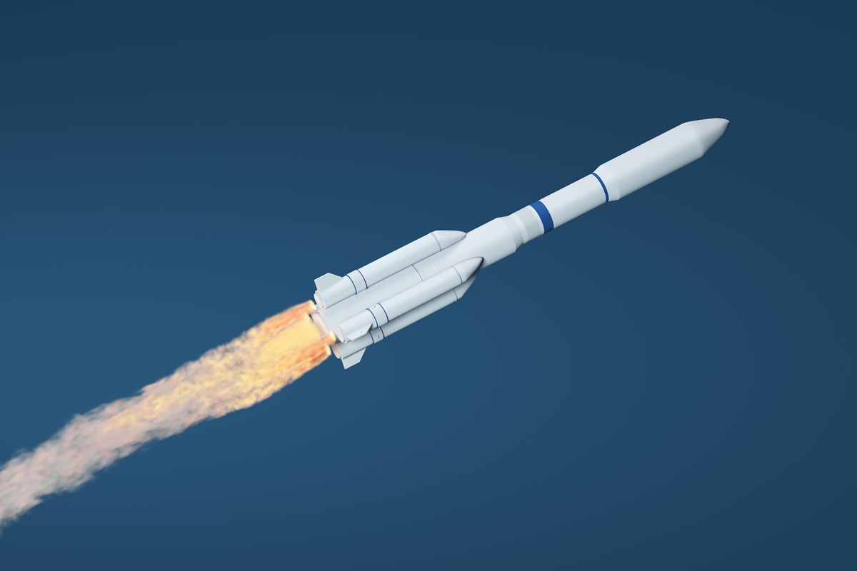 Ilustração colorida nave espacial - Metrópoles 