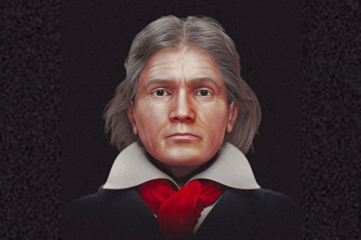 Brasileiro reconstrói rosto de Beethoven em 3D pela primeira vez