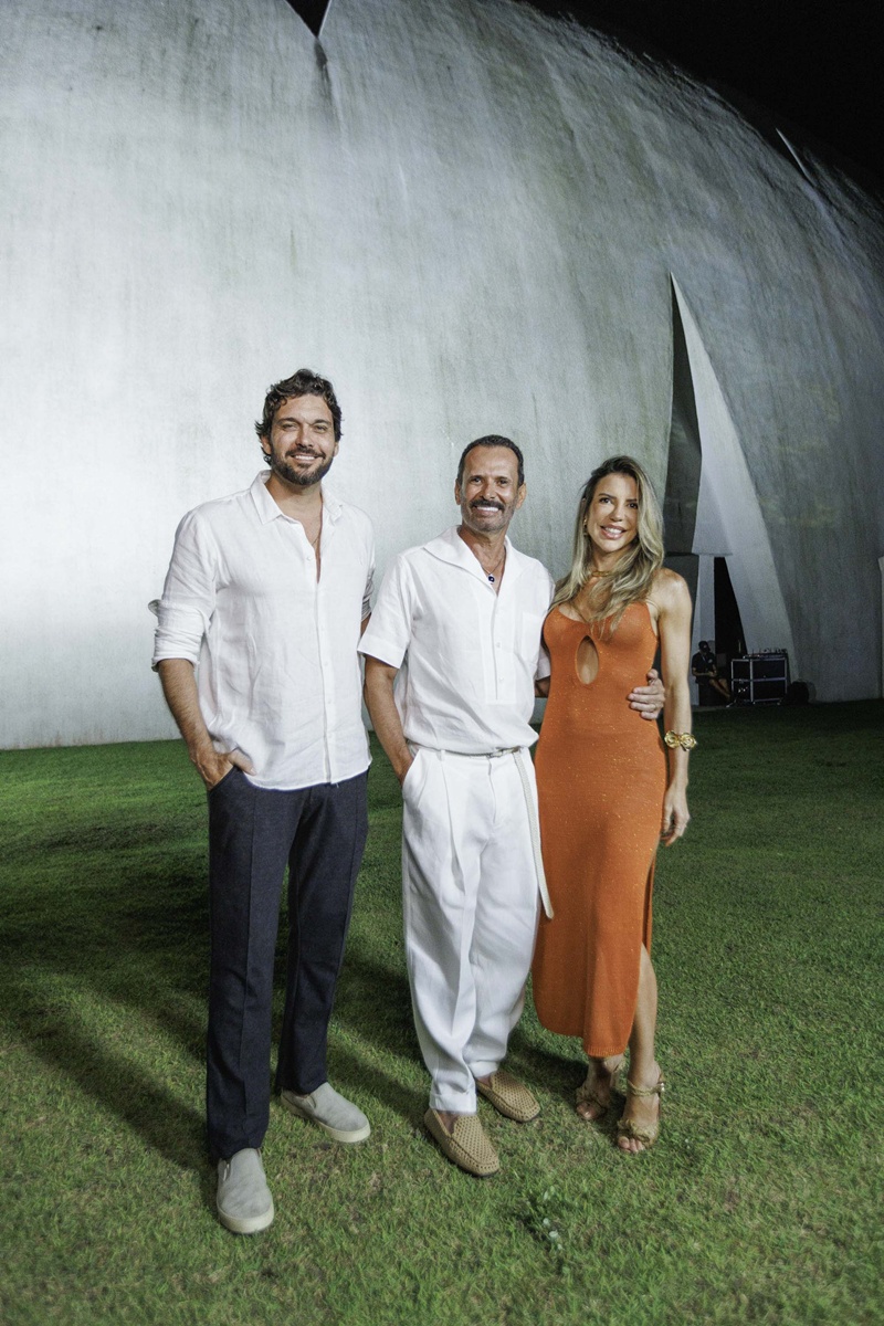 Rafael Gomes, Gilvan Alves e Luanna Caires 
