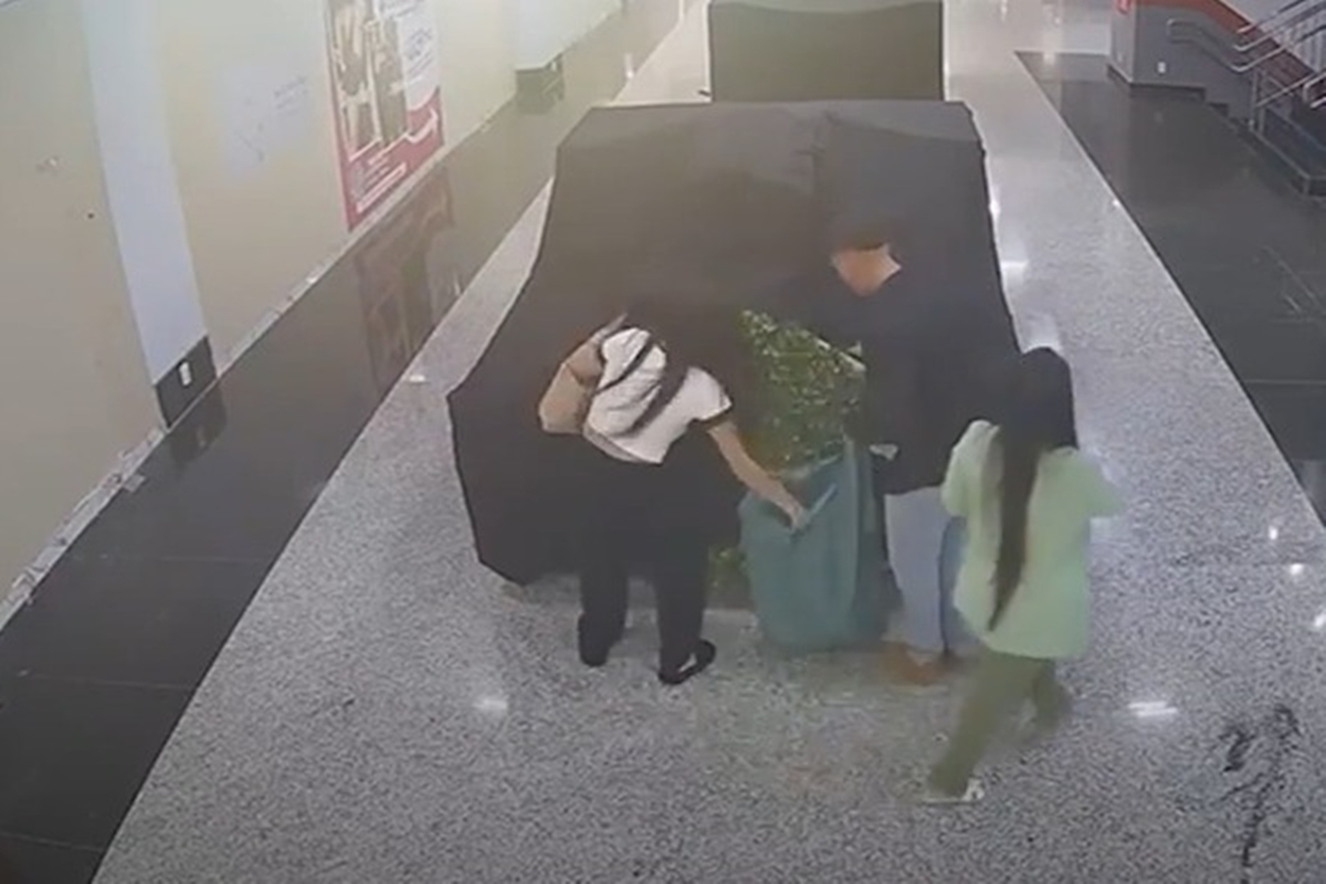 Vídeo: quadrilha furta R$ 22 mil em óculos de shopping no Entorno