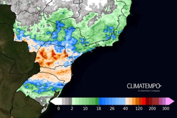 Imagem colorida de mapa