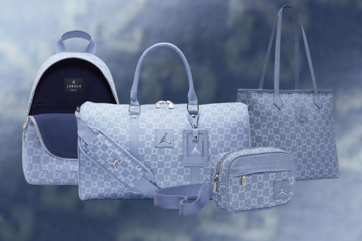 Jordan Brand lança 4 bolsas jeans que levam luxo ao estilo urbano