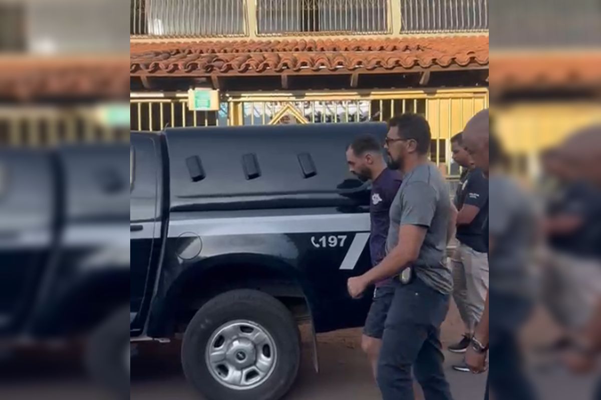 Veja momento em que homem que estuprou adolescente é levado em viatura