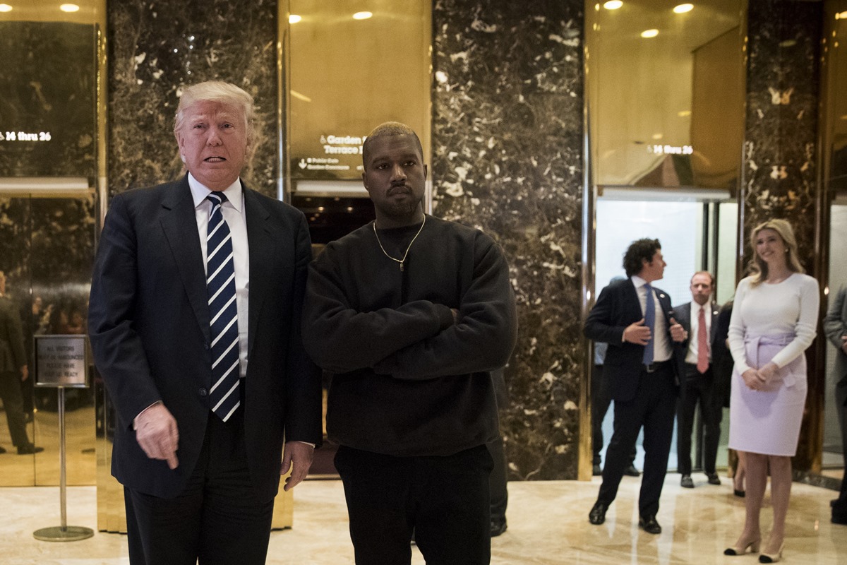 Kanye West lamenta briga entre Trump e Elon Musk: "Amo demais os dois"