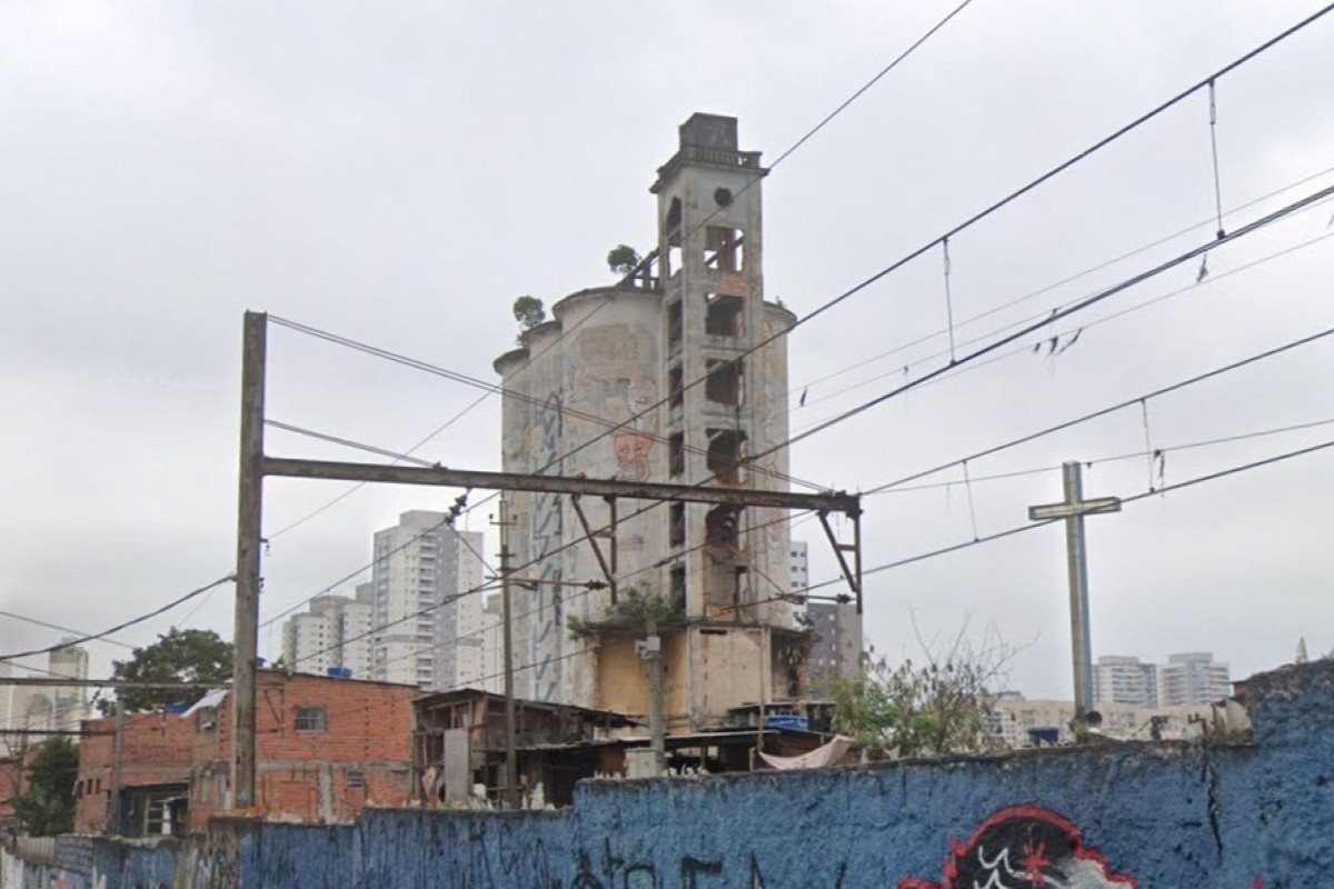 Favela do Moinho: silo está em ruína e deve ser demolido, diz Crea